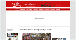 Desktop Screenshot of keravanmuovijalelu.fi